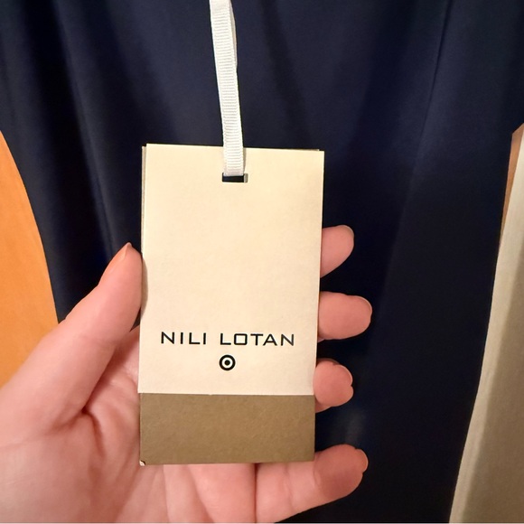 NILI LOTAN for Target Navy Slip Dress, size XL, NWT - Picture 5 of 6